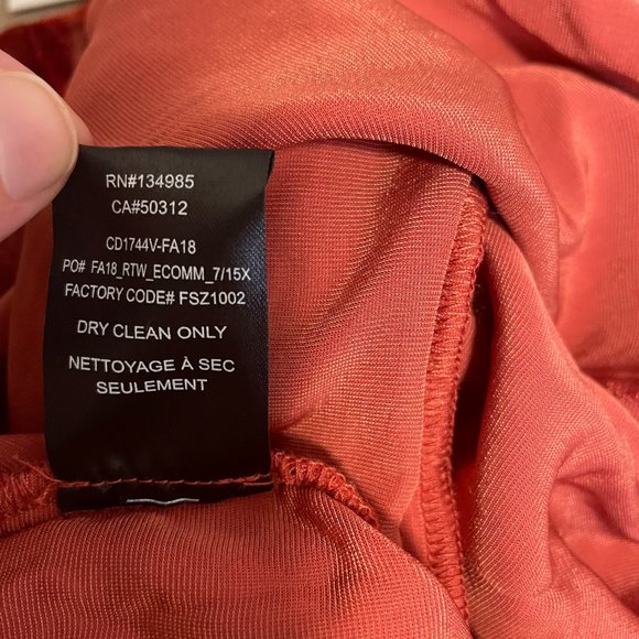 For Love & Lemons Nadine Velvet Maxi Dress in Rust, NWT! - Picture 10 of 14